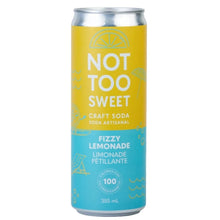 Load image into Gallery viewer, Not Too Sweet Craft Soda Soft Drink Vancouver Fizzy Lemonade
