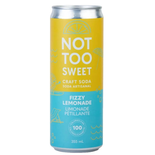 Not Too Sweet Craft Soda Soft Drink Vancouver Fizzy Lemonade