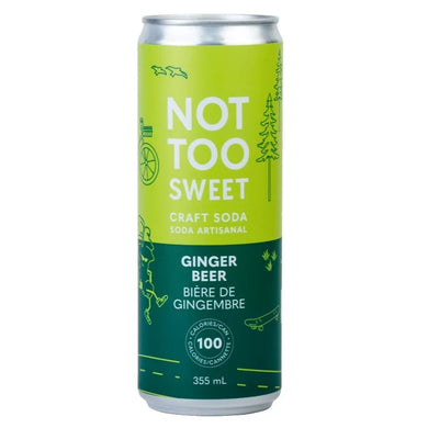 Not Too Sweet Craft Sodas Local Soft Drinks Vancouver Ginger Beer