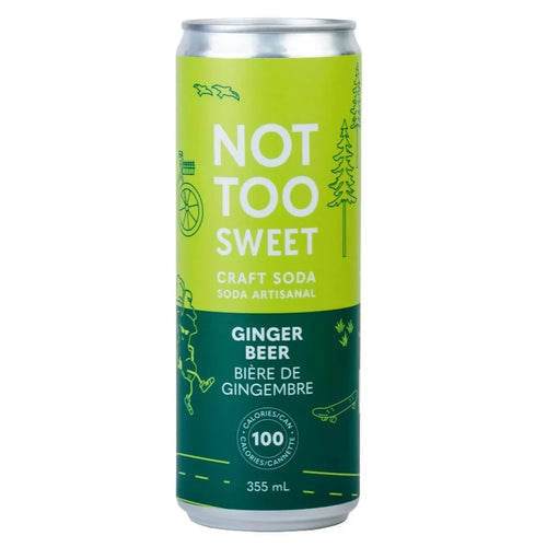 Not Too Sweet Craft Sodas Local Soft Drinks Vancouver Ginger Beer
