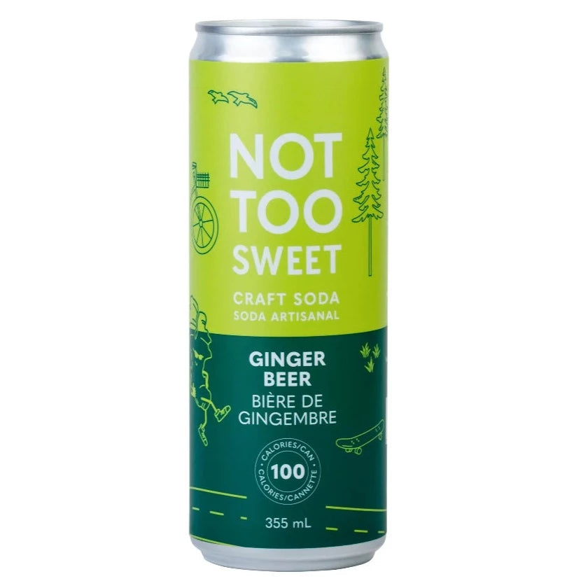 Not Too Sweet Craft Sodas Local Soft Drinks Vancouver Ginger Beer