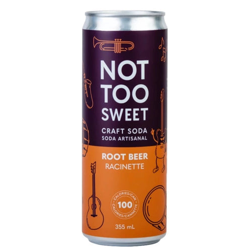 Not Too Sweet Craft Soda Soft Drink Vancouver Root Beer